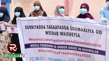 Xuriyadda Saxaafadda Soomaaliya oo mareysa heerkii ugu xumaa.