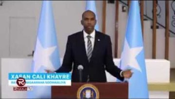 Kheyre oo Aqbalay xilka qaadistii lagu sameeyay