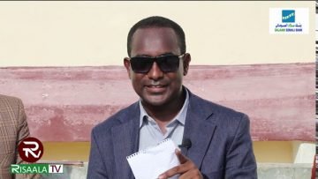 Xoghayaha Ururka Saxafiyiinta SJS Cabdalla Axmed Muumin Waa Cadaalad darro xukunka Wariye Gurbiye.