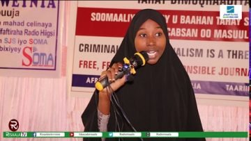 Nafisa Hersi Mohamud oo walaac ka mujisay Xuriyada Saxaafada