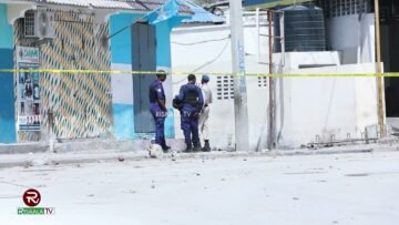 DEG DEG: Dhawaqa raas goos goos ah oo weli laga maqlaayo Hotelkii la weeraray