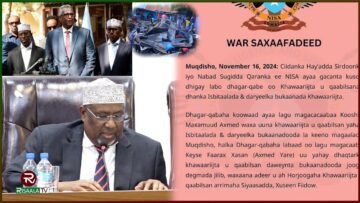 Warka 24-Saac ee Risaala TV 16-11-2024